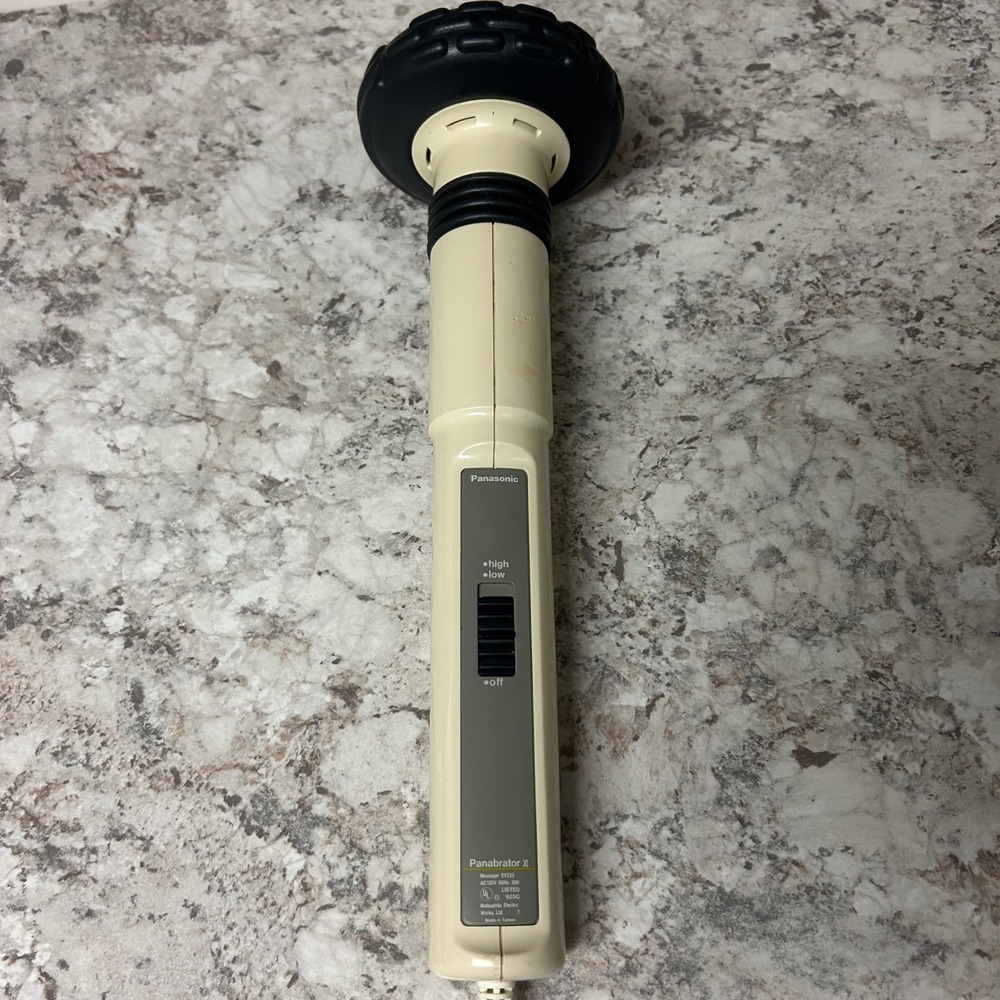 Panasonic Panabrator XI EV235 Massager Cream Handheld Dual Speed Electric Wand